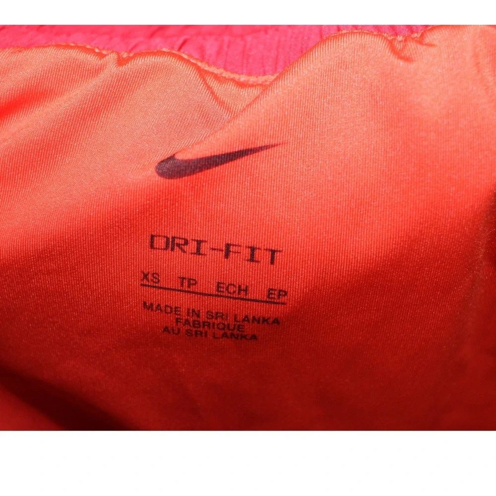 Nike Dri-FIT Orange Running Shorts Size XS Athletic Lightweight - Picture 4 of 5